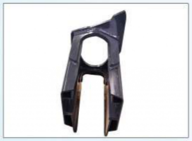 PC300 TRACK FRAME IDLER AND CUSHION PLATE WELDED